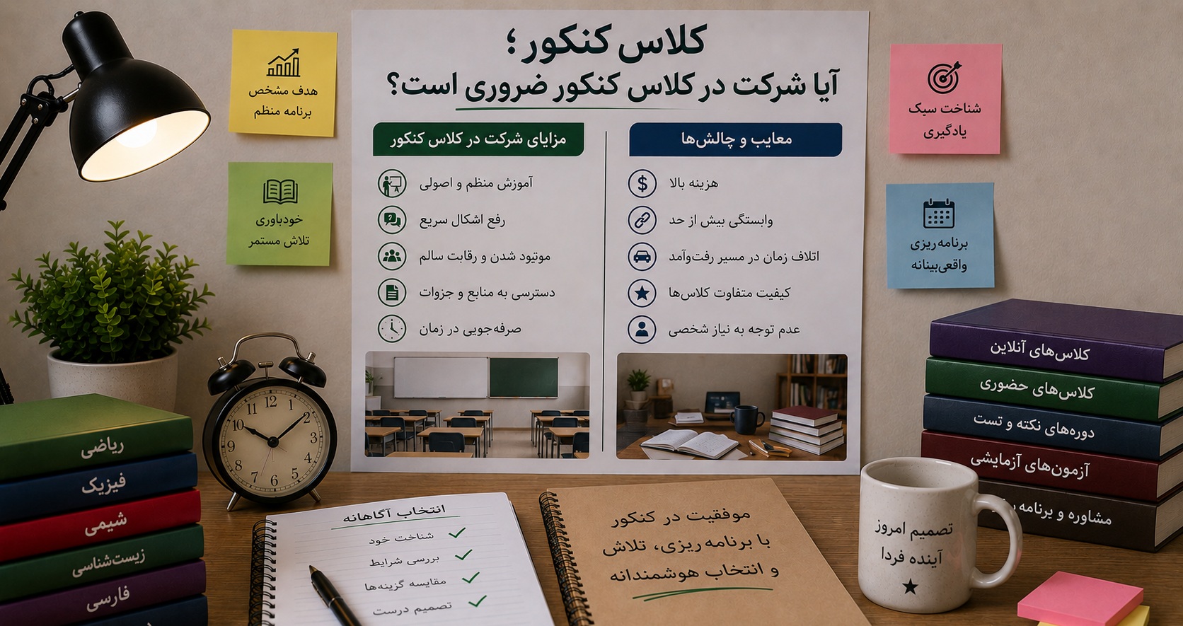 کلاس کنکور؛ آیا شرکت در کلاس کنکور ضروری است؟
