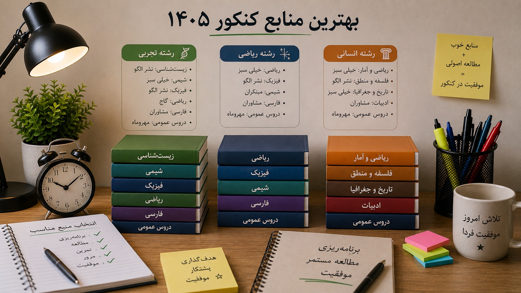 بهترین منابع کنکور 1406