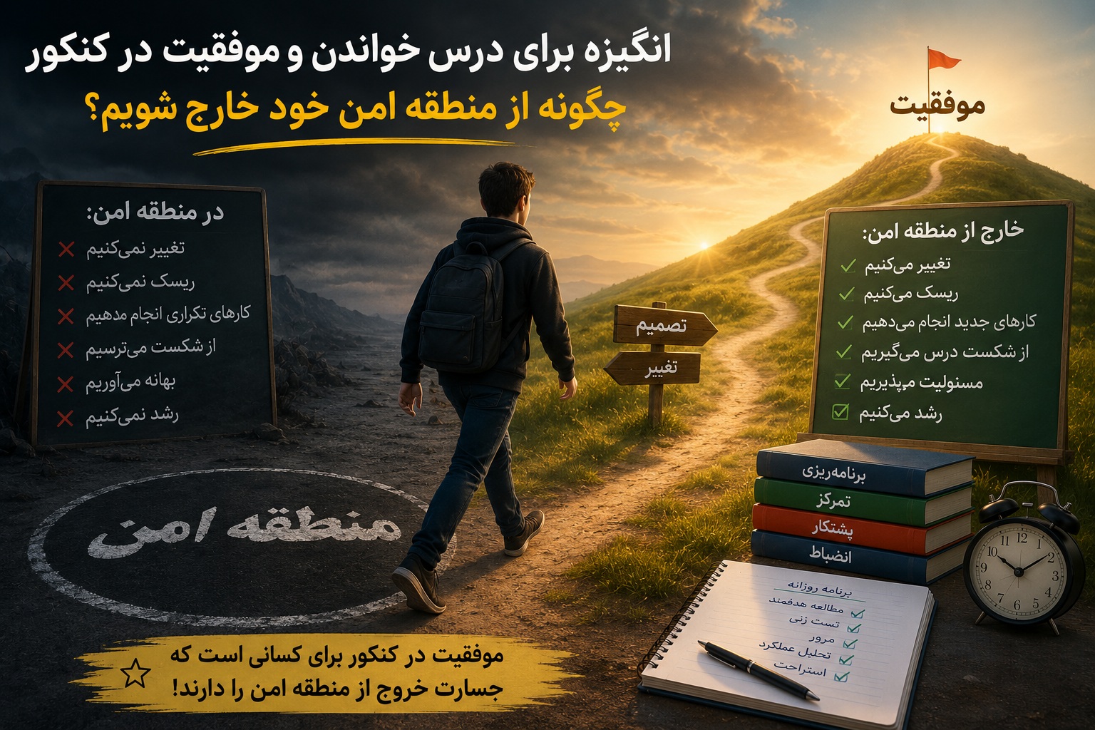 انگیزه درس خواندن ندارم؛ چطور دوباره به درس خواندن برگردم؟