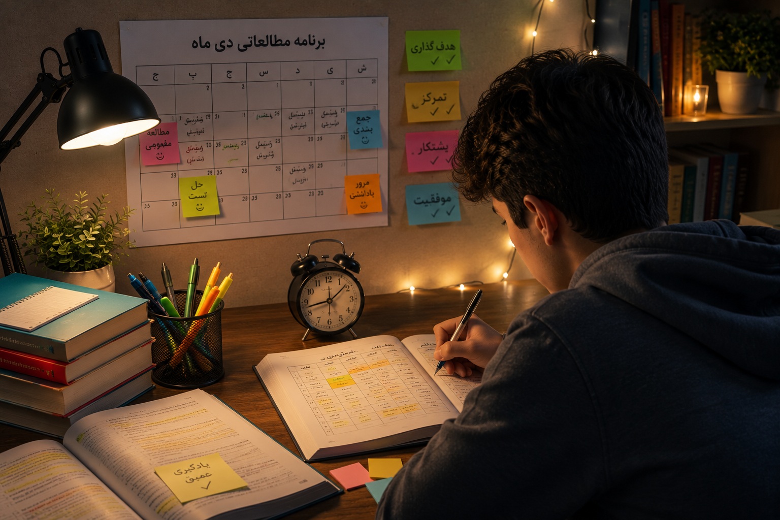 نحوه برنامه‌ریزی برای امتحانات دی ماه | راهنمای کامل موفقیت در امتحانات متوسطه دوم