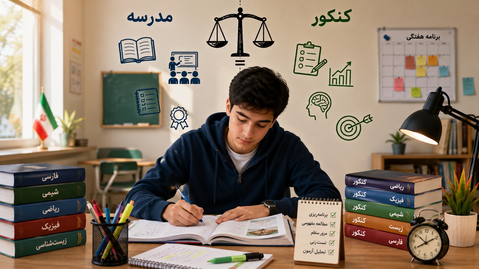 برای مدرسه بخوانیم یا کنکور؟